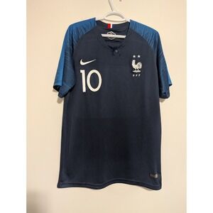 NWT! NIKE France FFF 2018 FIFA World Cup Kylian Mbappe 10 Jersey Vaporknit Large